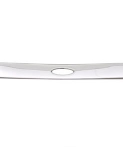 AVS 13-16 Ford Fusion (Grille Fascia Mount) Aeroskin Low Profile Hood Shield - Chrome