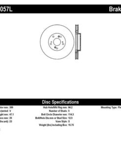 StopTech 06-08 Honda Civic Si Cross Drilled Left Front Rotor