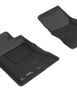 3D MAXpider 2015-2020 Ford Mustang Kagu 1st Row Floormat - Black