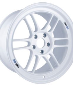 Enkei RPF1 18x9.5 5x114.3 38mm Offset 73mm Center Bore Vanquish White Wheel (Special Order/ MOQ 40*)