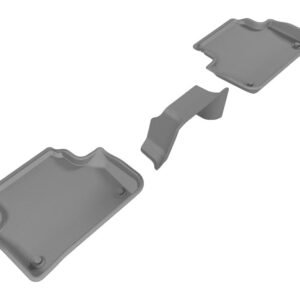 3D MAXpider 2017-2019 Audi A4/S4/A5 Sportback/S5 Sportback Kagu 2nd Row Floormats - Gray