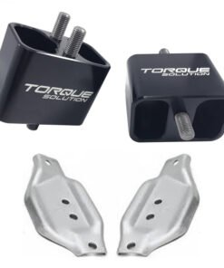 Torque Solution Solid Billet Engine Mounts w/ Mount Plates: 02-14 Subaru WRX / 04-17 STI