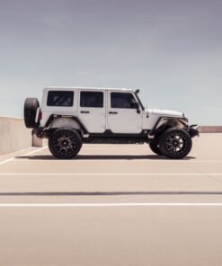 Road Armor 07-18 Jeep Wrangler JKU 4DR Stealth Rear Fender Flare Body Armor - Tex Blk
