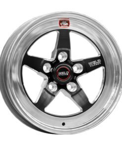 Weld S71 15x10.33 / 5x4.5 BP / 6.5in. BS Black Wheel (Medium Pad) - Non-Beadlock