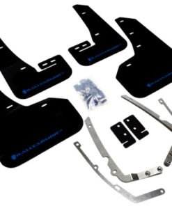 Rally Armor 2015+ VW Golf/GTI/TSI UR Black Mud Flap w/ Blue Logo