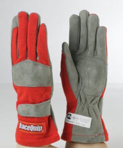 RaceQuip Red 1-Layer SFI-1 Glove - XL