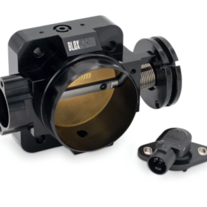 BLOX Racing Honda B/D/H/F Series Engines 76mm Black Billet Throttle Body V2 / Includes TPS