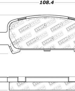 StopTech Street Touring 05-09 Subaru Legacy Rear Brake Pads