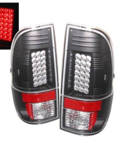 Spyder Ford Super Duty 08-15 LED Tail Lights Black ALT-YD-FS07-LED-BK