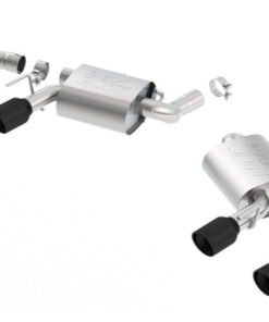 Borla 2016 Chevy Camaro V8 SS AT/MT ATAK Rear Section Exhaust w/ Dual Mode Valves Ceramic Black