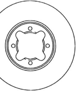 StopTech 82-85 Toyota Celica Supra Drilled Front Left Rotor