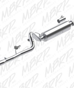 MBRP 86-00 Jeep 2.5L Cherokee 2.5in Cat Back Single AL