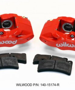 Wilwood DPC56 Rear Caliper Kit Red Corvette All C5 / Base C6 1997-2013