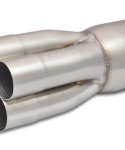 Vibrant 4-1 SS Merge Collectors (1-7/8in Inlet Slipover ID 3-1/2in Merge Outlet OD) Single Unit