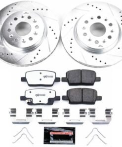 Power Stop 18-19 Buick Enclave Rear Z26 Street Warrior Brake Kit