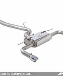 AWE Tuning Audi 8V A3 Touring Edition Exhaust - Dual Outlet Diamond Black 90 mm Tips