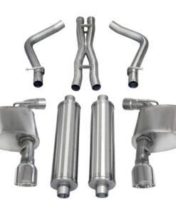 Corsa 12-13 Dodge Charger SRT-8 6.4L V8 Polished Xtreme Cat-Back Exhaust