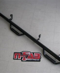 N-Fab Nerf Step 10-17 Dodge Ram 2500/3500 Mega Cab 6.4ft Bed - Gloss Black - Bed Access - 3in