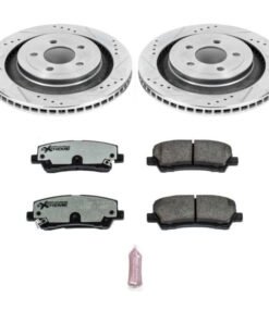 Power Stop 15-19 Ford Mustang Rear Z26 Street Warrior Brake Kit