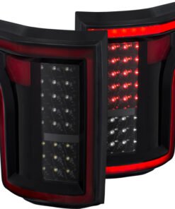 ANZO 2015-2016 Ford F-150 LED Taillights Black