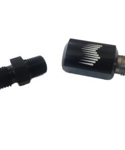 Snow Performance 1/8in NPT Female to 4AN Male Low Profile Straight Nozzle Holder