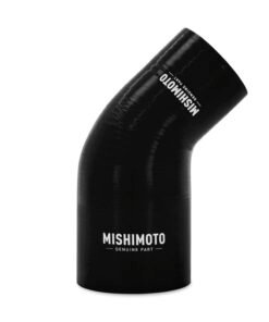 Mishimoto Silicone Reducer Coupler 45 Degree 2.5in to 3.25in - Black