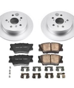 Power Stop 18-19 Toyota Camry Rear Z17 Evolution Geomet Coated Brake Kit
