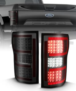 ANZO 2018-2019 Ford F-150 LED Taillight Smoke (Red Light Bar) (w/ Sequential)