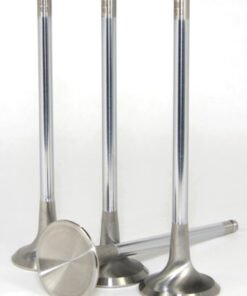 GSC P-D 4B11T Chrome Polished Super Alloy Exhaust Valve - 30mm Head (+1mm) - SET 8