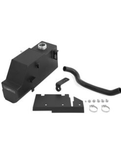 Mishimoto 11-19 Ford 6.7L Powerstroke Aluminum Degas Tank - Micro-Wrinkle Black