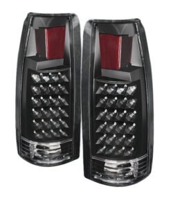 Xtune Yukon Denali 99-00 LED Tail Lights Black ALT-JH-CCK88-LED-BK