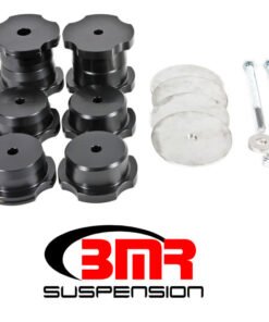 BMR 16-17 6th Gen Camaro Rear Cradle Bushing Kit (Delrin) - Black