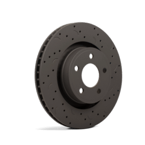 Hawk Talon 2013 Ford Mustang Boss 302 w/ Brembo Brakes Drilled and Slotted Front Brake Rotor Set