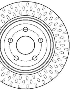StopTech 12-13 Jeep SRT8 Rear Left Slotted Sport Brake Rotor