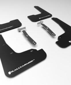 Rally Armor 21-23 Hyundai Elantra (Will Not Fit Elantra N/N Line) Black UR Mud Flap w/ White Logo