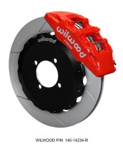 Wilwood Dynapro 6 Front Hat Kit 12.88in Red 2016-Up Mazda MX5 Miata w/ Lines