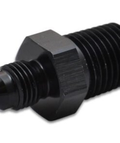 Vibrant -4AN to 1/8in NPT Straight Adapter Fitting - Aluminum