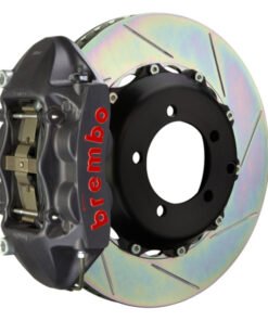 Brembo 06-09 Honda S2000 Rear GTS BBK 4 Piston Cast 328x28 2pc Rotor Slotted Type-1-Black HA