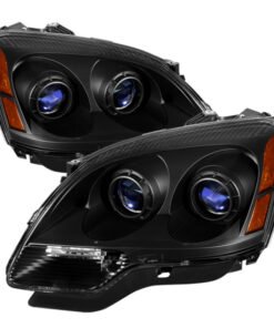 Xtune GMC Acadia 2007-2013 Crystal Headlights Black HD-JH-GAC07-AM-BK