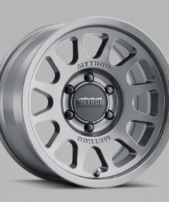 Method MR703 15x7 +15mm Offset 5x100 56.1mm CB Gloss Titanium Wheel