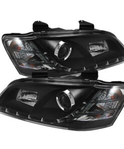 Spyder Pontiac G8 08-09 Projector Headlights DRL Black High H1 Low H7 PRO-YD-PG808-DRL-BK