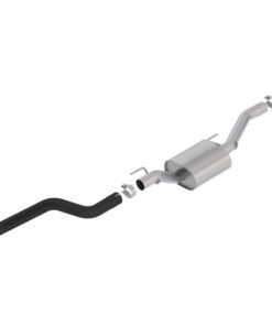 Borla 2020 Jeep Gladiator JT 3.6L V6 AWD 2.75in Touring Climber Black Turndown Tip & Over-Axle