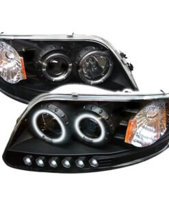 Spyder Ford F150 97-03/Expedition 97-02 1PC Projector - CCFL Halo LED Blk PRO-YD-FF15097-1P-CCFL-BK