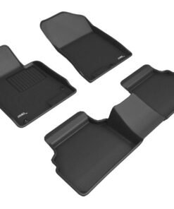 3D MAXpider 20+ Hyundai Sonata Kagu 1st & 2nd Row Floormats - Black