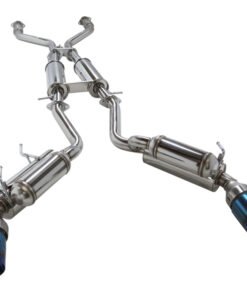 HKS 09+ 370z Dual Hi-Power Titanium Tip Catback Exhaust (requires removal of emissions canister shie