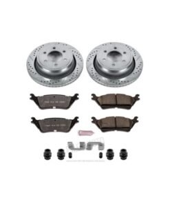 Power Stop 12-18 Ford F-150 Rear Z36 Truck & Tow Brake Kit