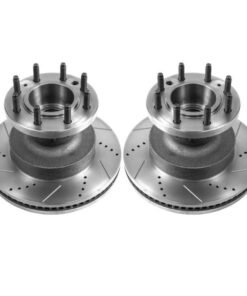 Power Stop 08-19 Ford E-350 Super Duty Front Evolution Drilled & Slotted Rotors - Pair