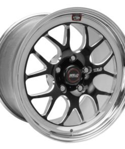 Weld S77 17x5 / 5x4.5 BP / 2.2in. BS Black Wheel (High Pad) - Non-Beadlock