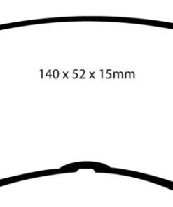 EBC 91-92 Toyota MR2 2.0 Turbo Yellowstuff Front Brake Pads