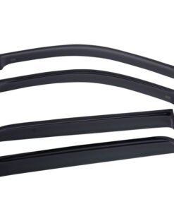 EGR 2019 Dodge Ram 1500 Crew Cab Tape-On Window Visors Set of 4 - Dark Smoke